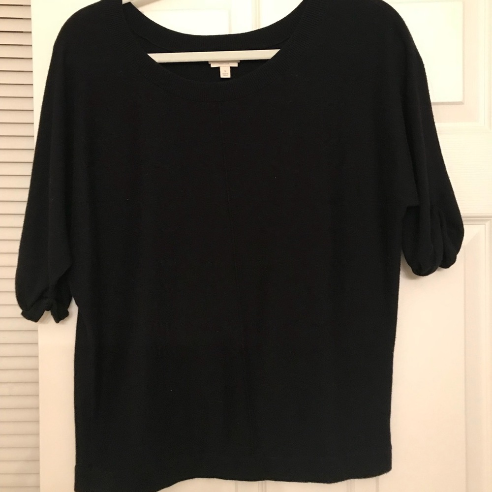 Talbots cropped sleeve sweater